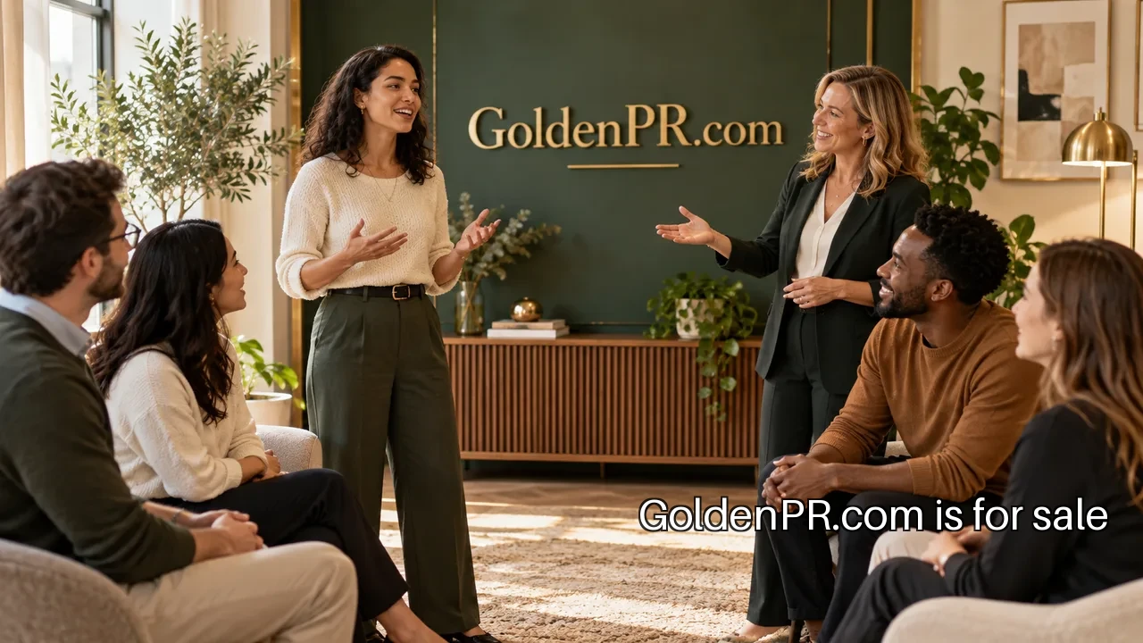 Illustrative GoldenPR.com communications scene
