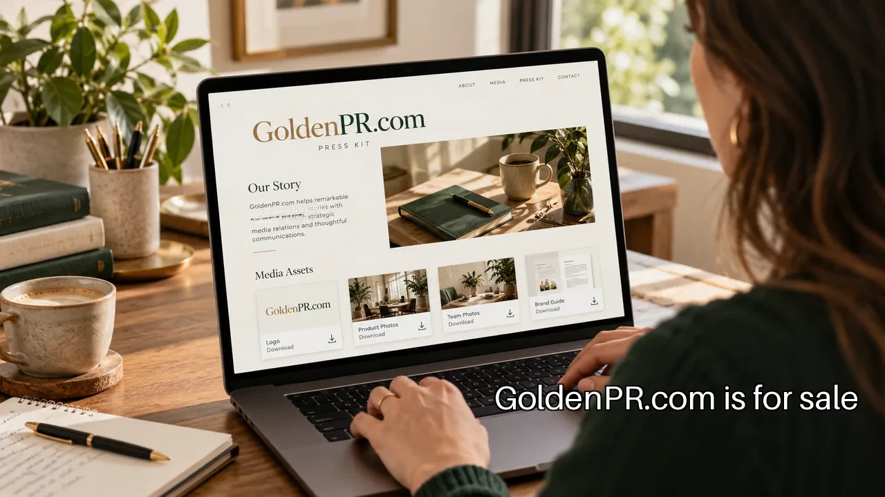 Illustrative GoldenPR.com communications scene