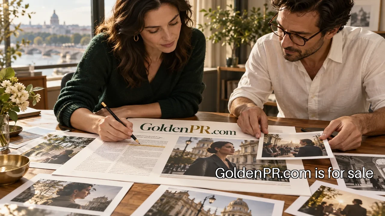 Illustrative GoldenPR.com communications scene