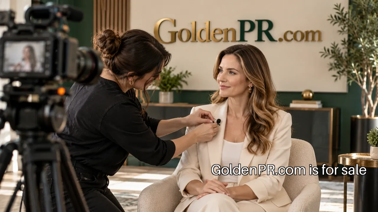 Illustrative GoldenPR.com communications scene