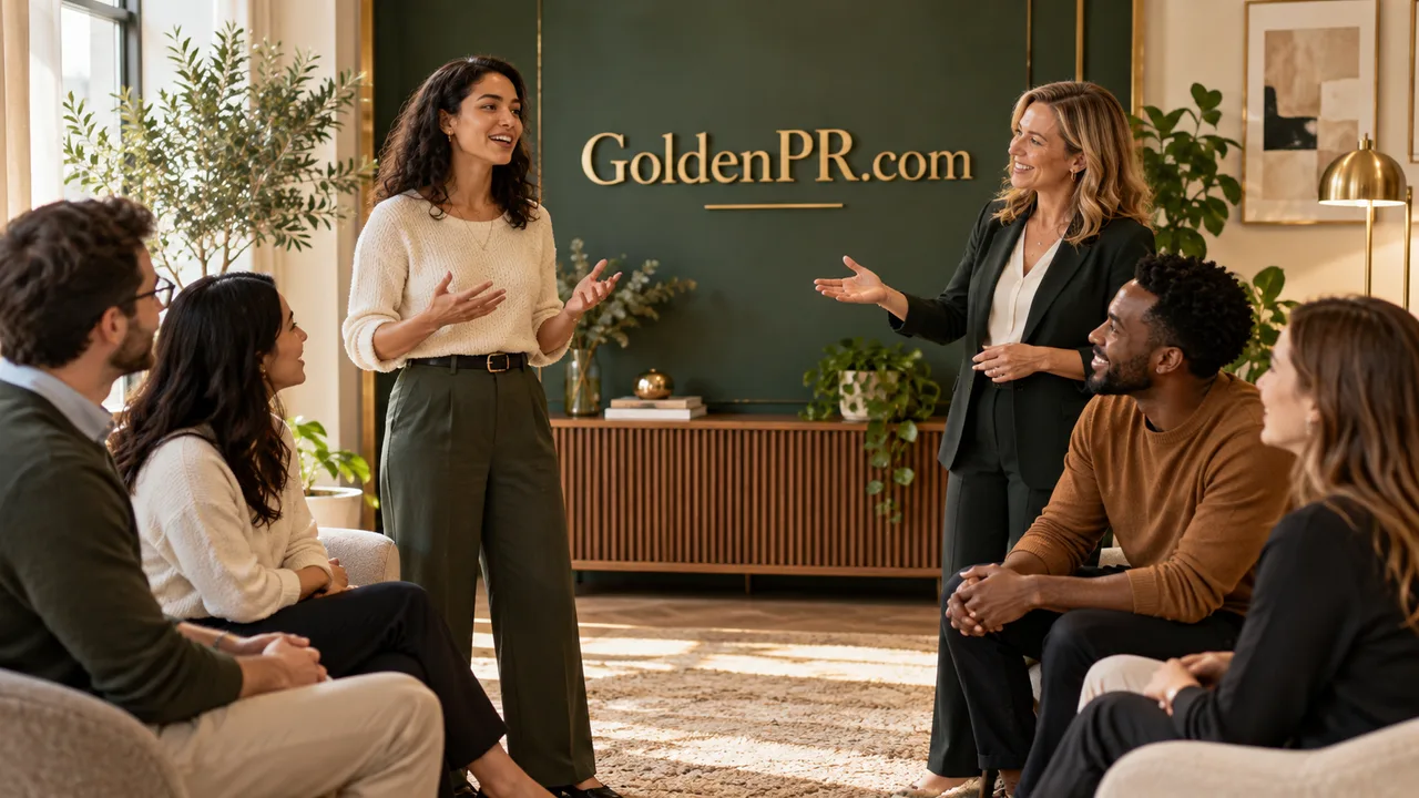 Illustrative GoldenPR.com communications workshop